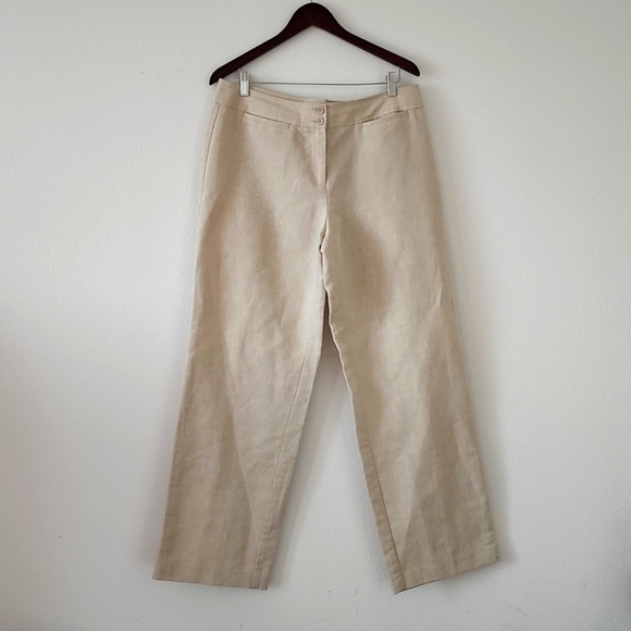 Liz Claiborne Pants - Vintage Liz Claiborne linen blend trousers